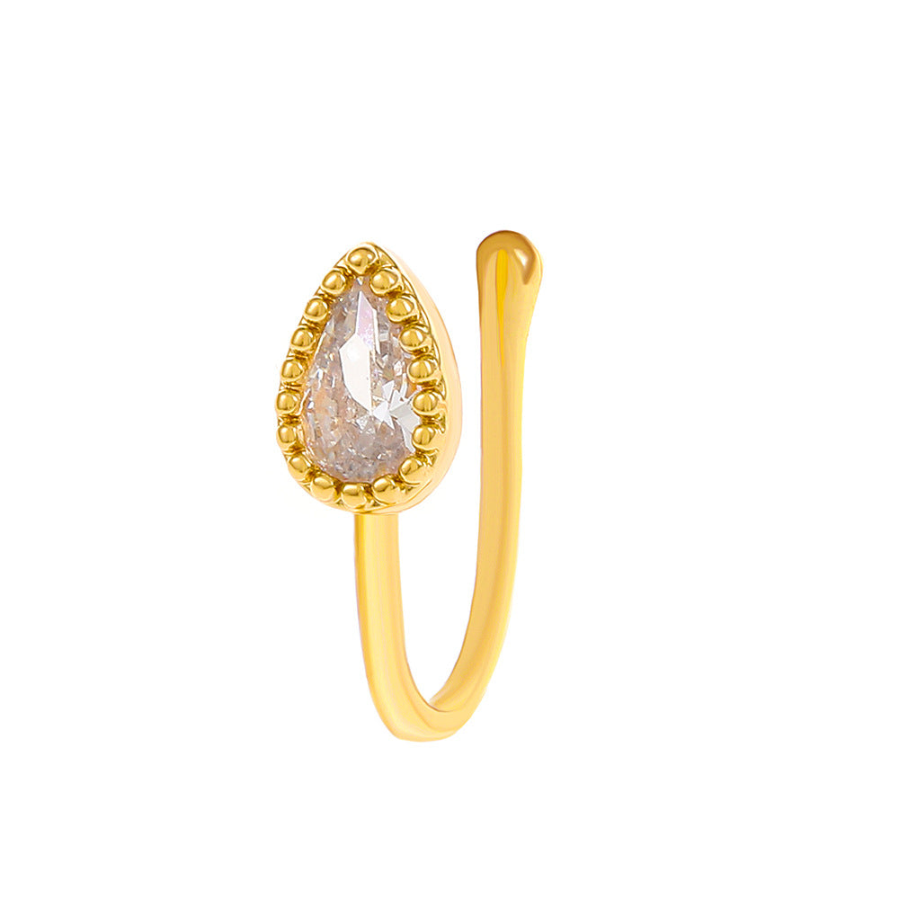Creative Zircon Animal U-Shape Nose Studs