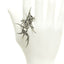Cyber Liquid Spiked Alien Ring