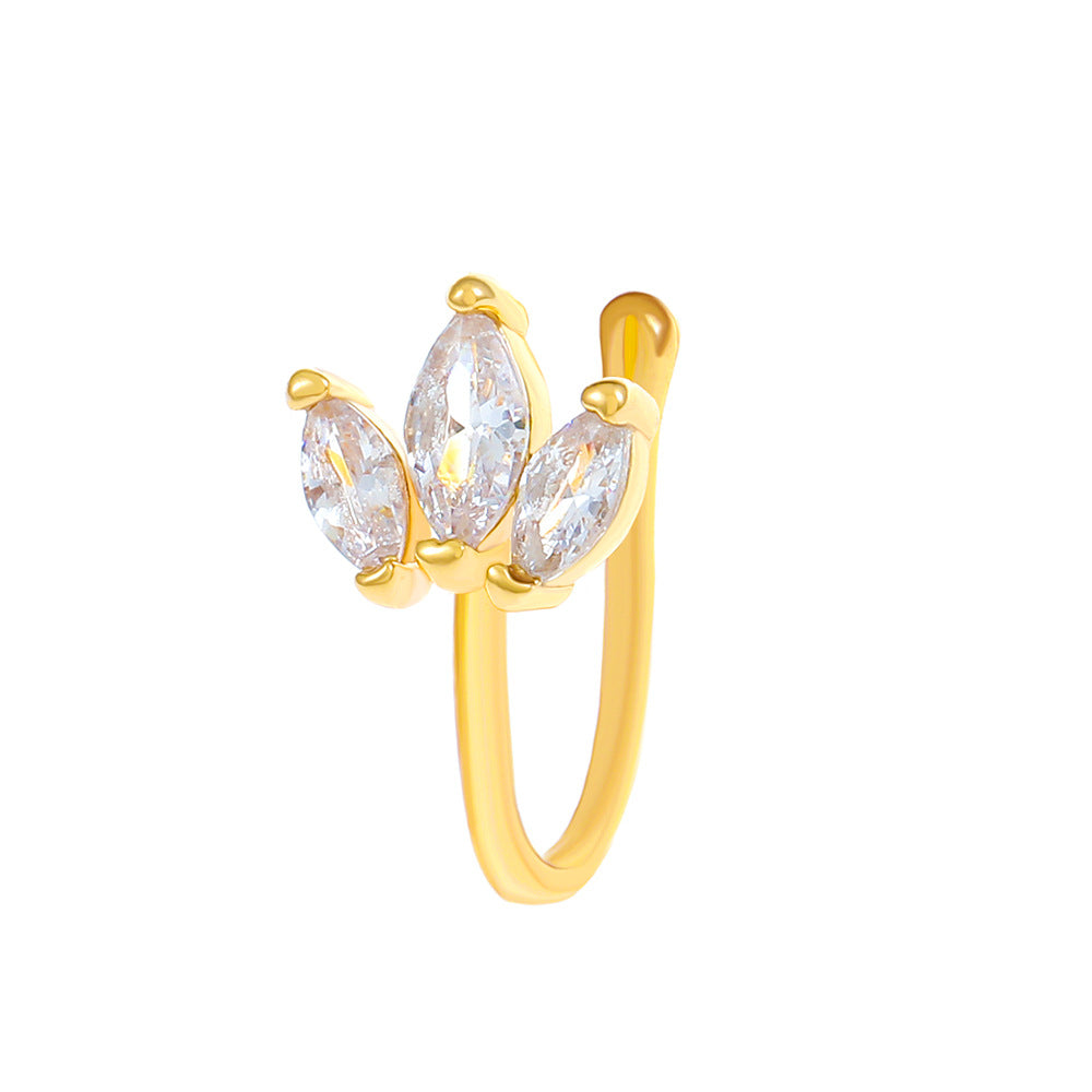 Creative Zircon Animal U-Shape Nose Studs