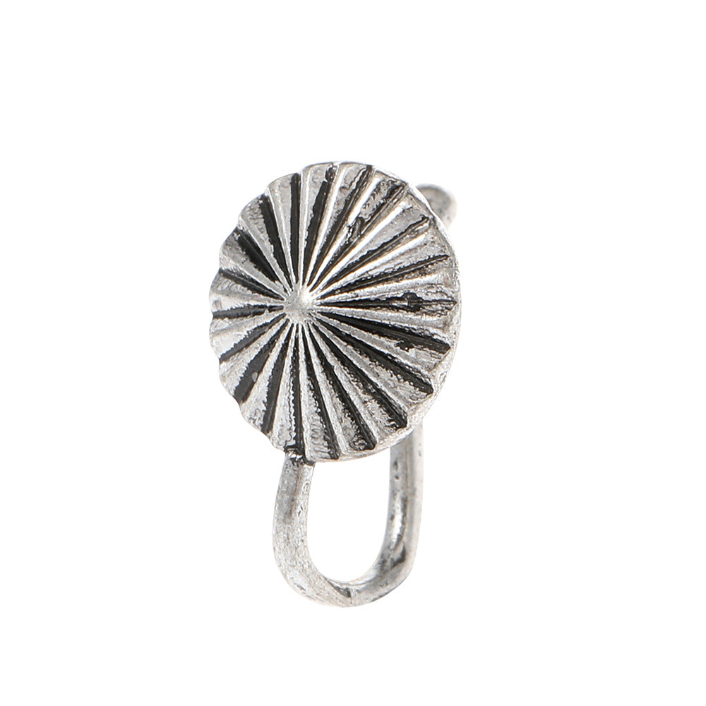 Geometric Floral U-Shape Nose Studs