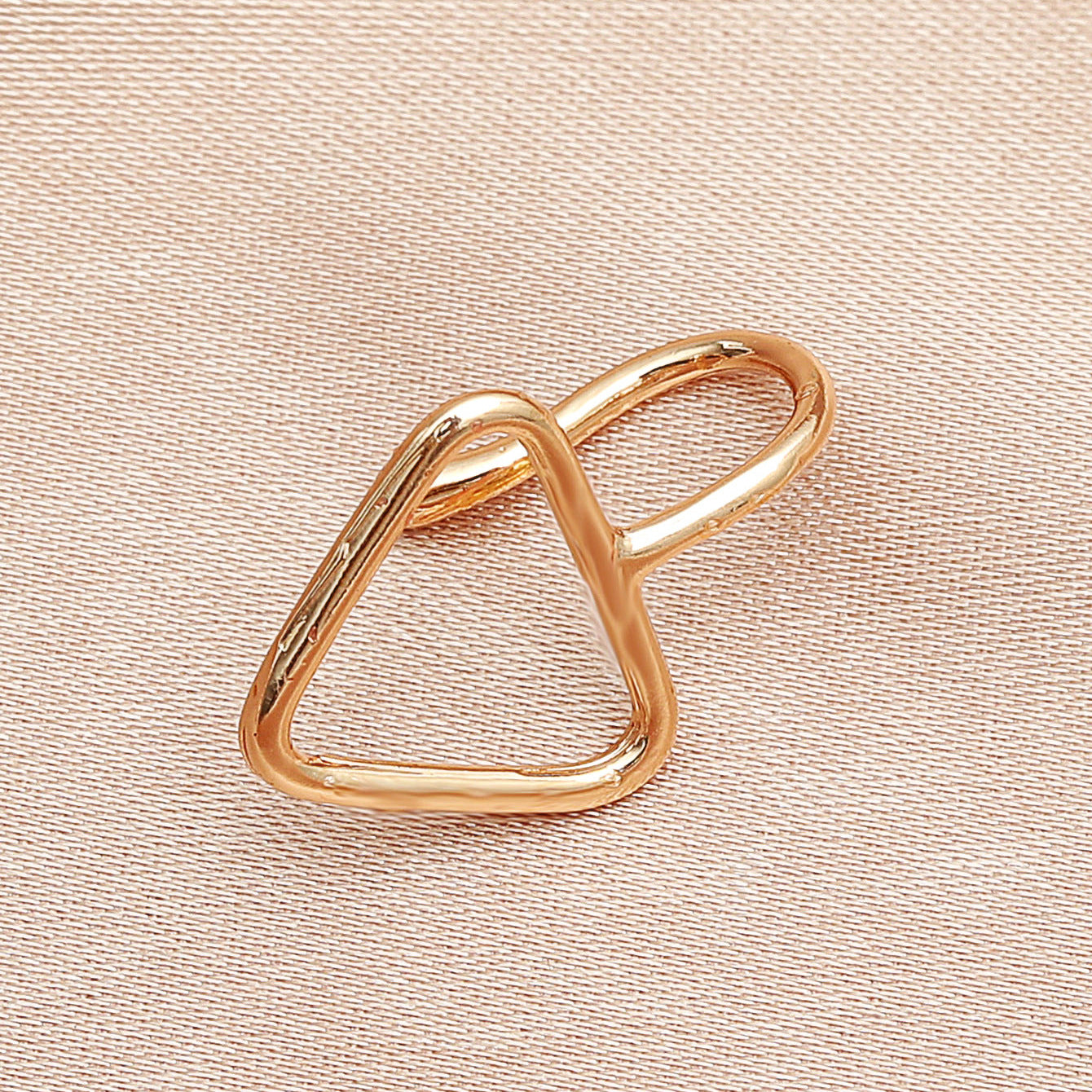 Copper-Plated U-Shape Clip-On Nose Studs