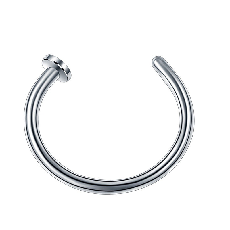 Magnetic Titanium Steel C-Shape Nose Studs