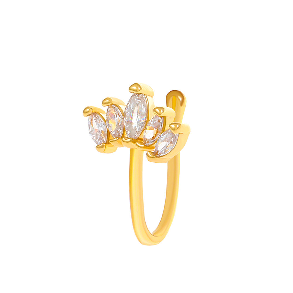 Creative Zircon Animal U-Shape Nose Studs