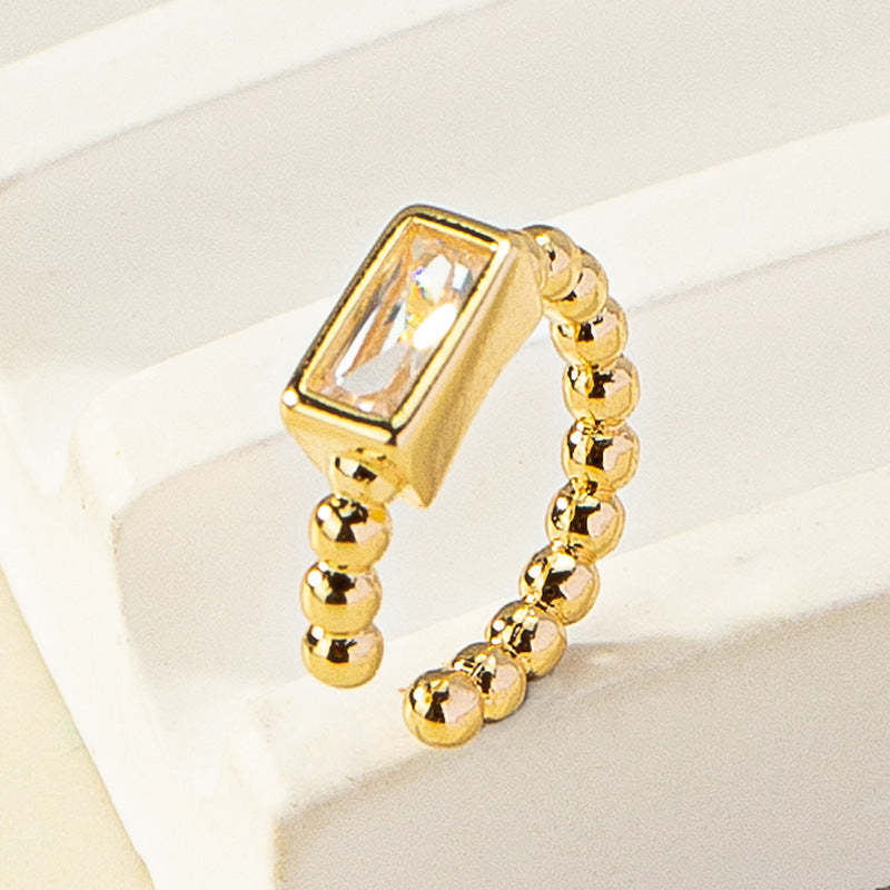 Rhinestone Butterfly Clip-On Nose Studs