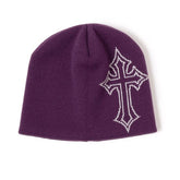 Dark Y2K Punk Letter Knit Hat