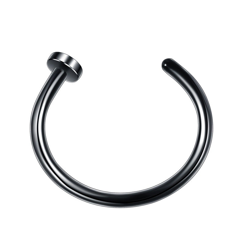 Magnetic Titanium Steel C-Shape Nose Studs
