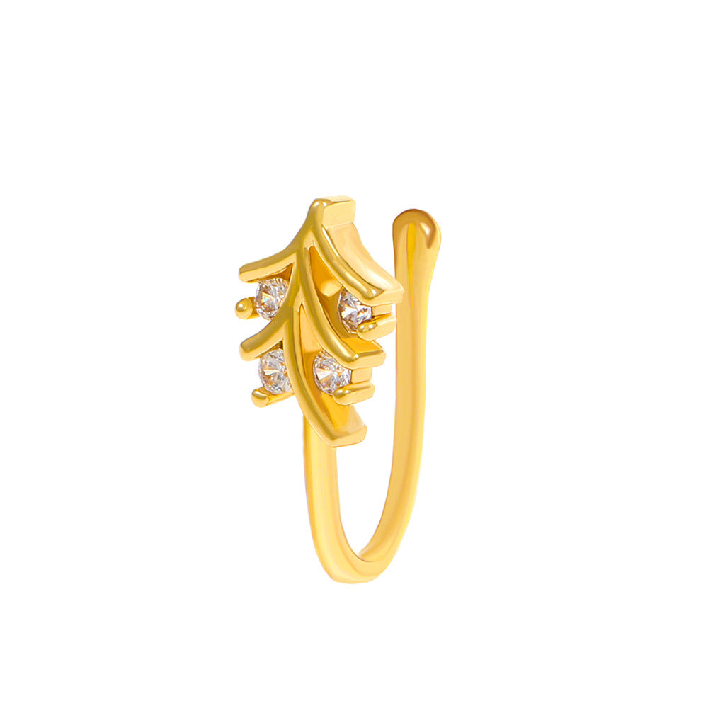 Creative Zircon Animal U-Shape Nose Studs