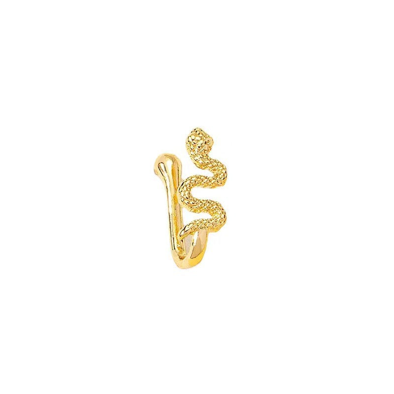 Minimalist Snake Wrap U-Shape Nose Studs