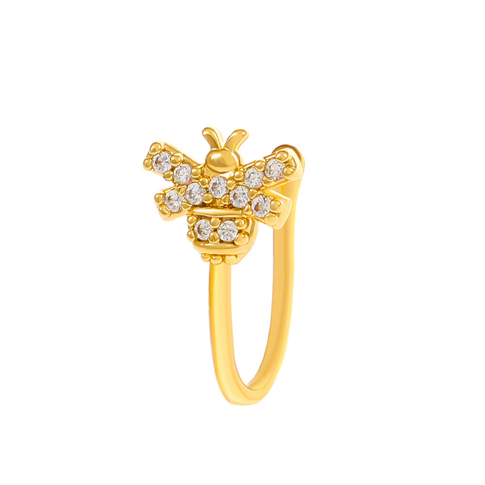 Creative Zircon Animal U-Shape Nose Studs