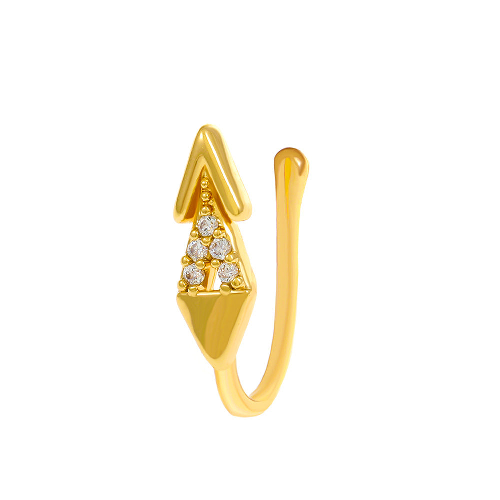 Creative Zircon Animal U-Shape Nose Studs