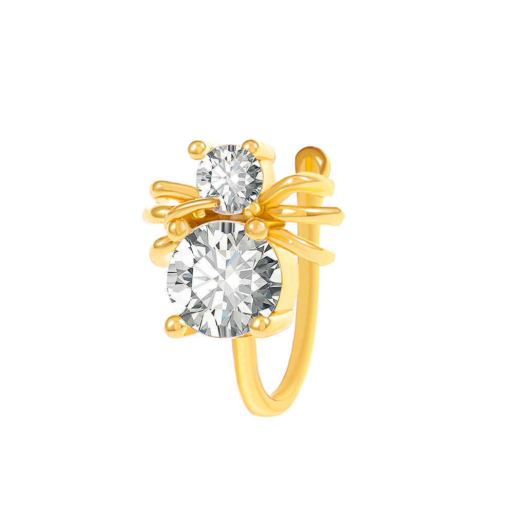 Creative Zircon Animal U-Shape Nose Studs