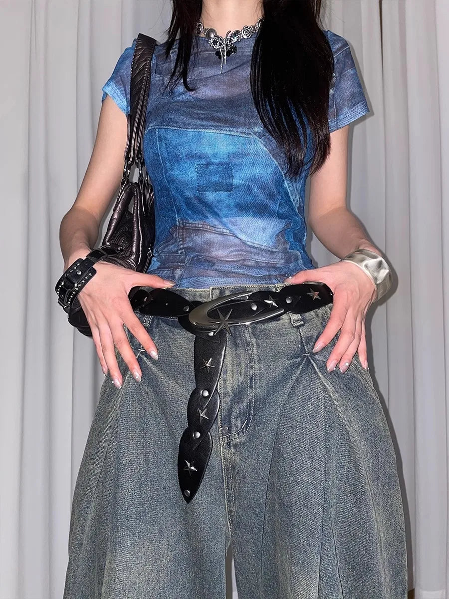 Minority Gothic Star Broad Belt