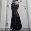 Lace Patchwork Flare Pants