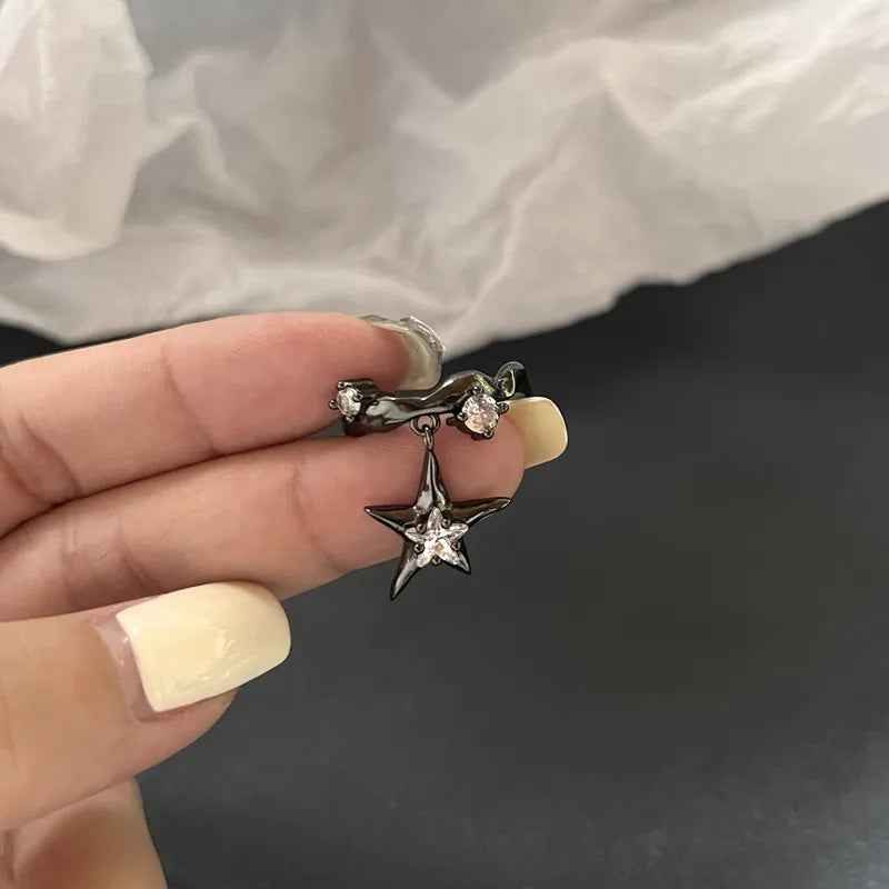 Vintage Angel Silver Gothic Ring