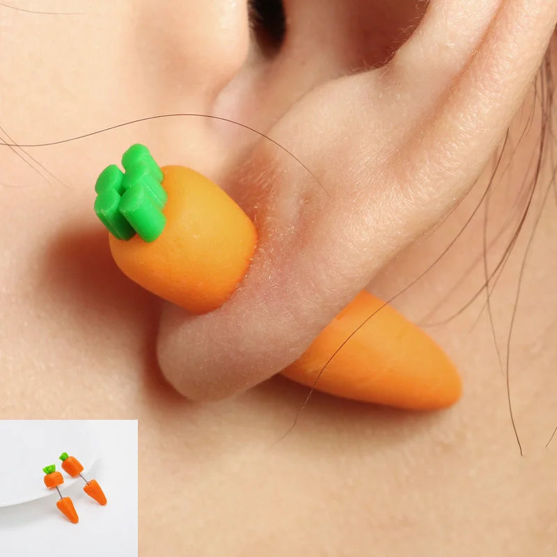 Handmade 3D Cartoon Polymer Clay Earring