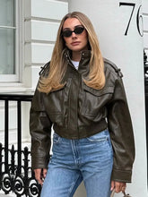 Vintage Turtleneck Zip Jacket