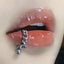 Chain Dual Ball Titanium Lip Stud