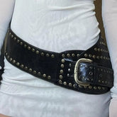 Asymmetric Punk Gothic Leather Belt