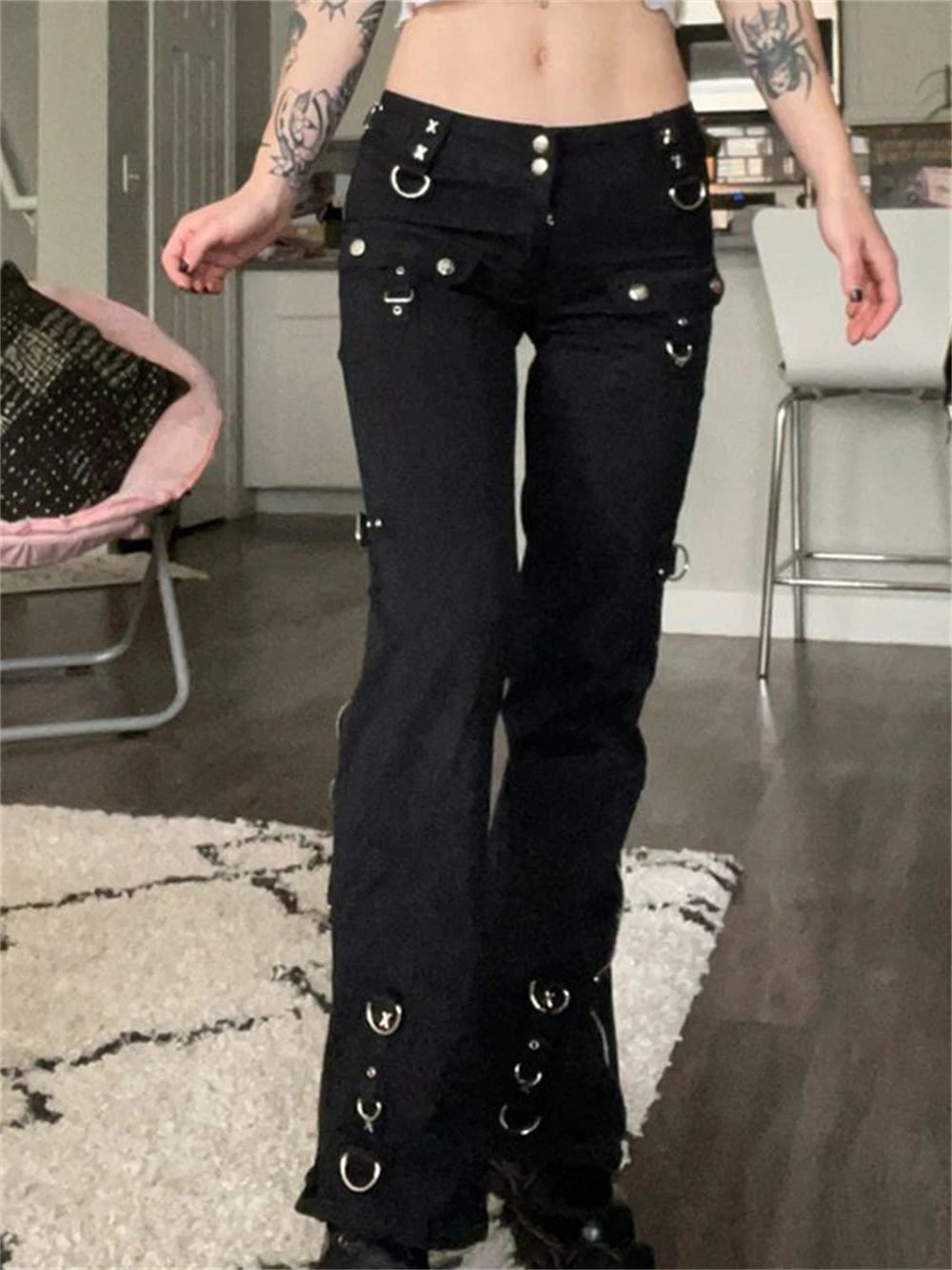 Emo Gothic Y2K Baggy Pant