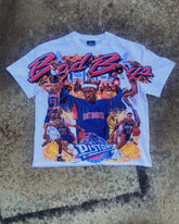 Hip Hop Basketball Character Cotton T-shirt