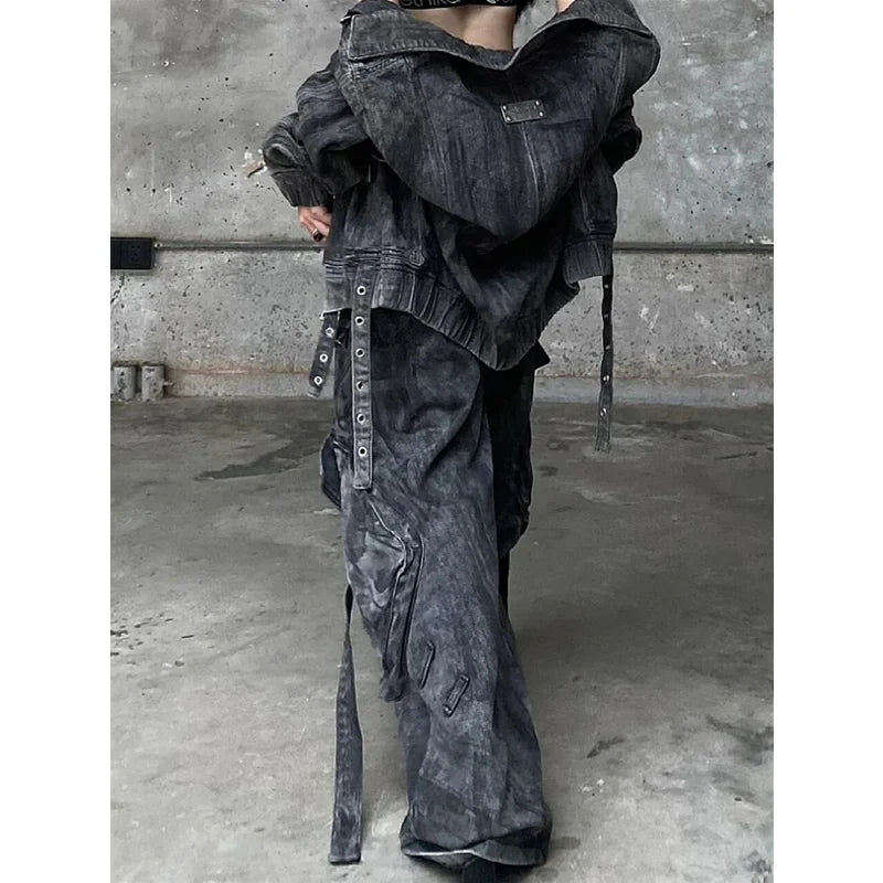 Black Gothic High Waist Pant