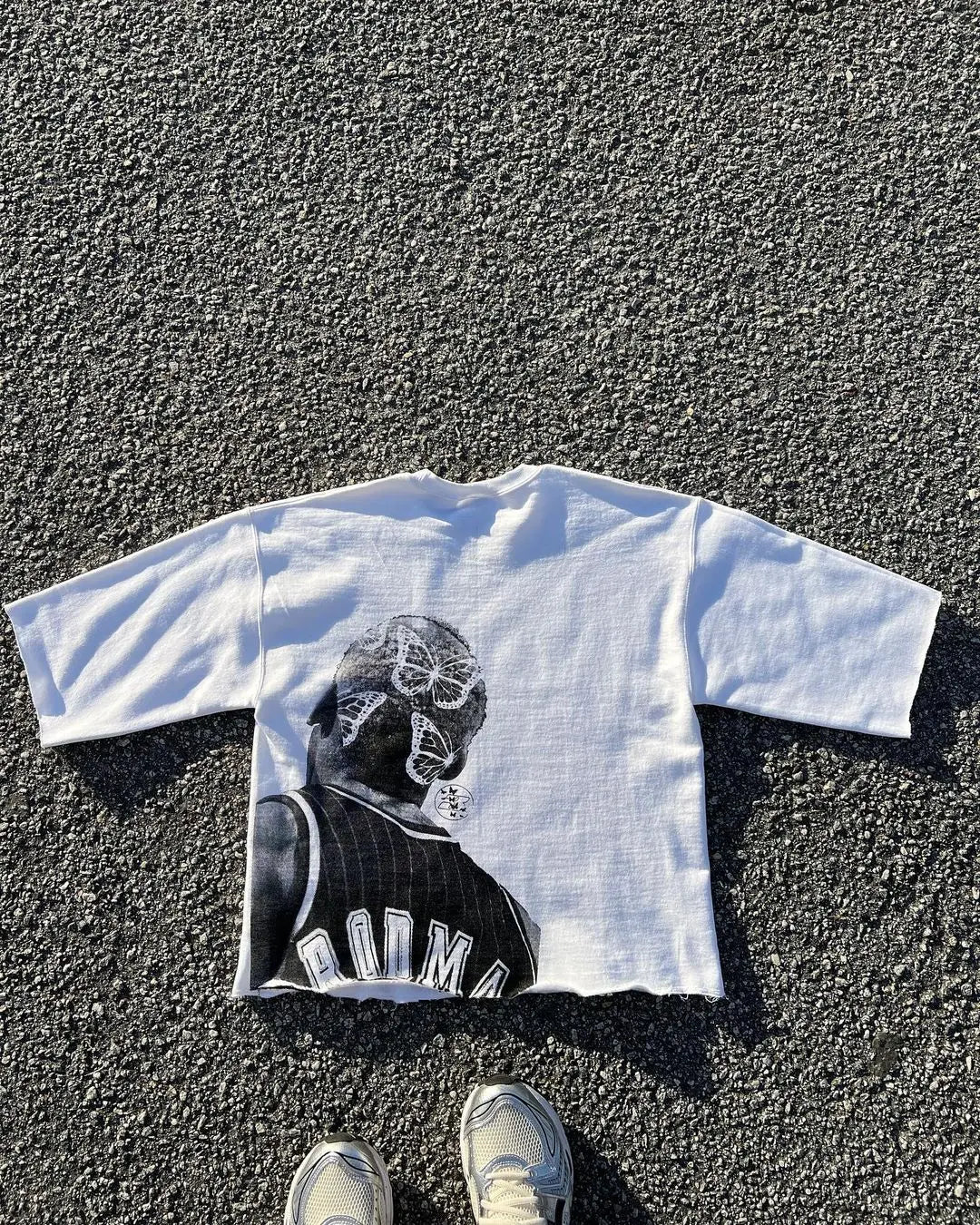 Cartoon Character Print Cotton T-shirt