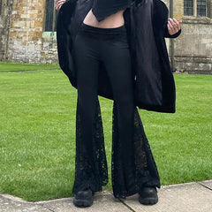 Lace Patchwork Gothic Pant
