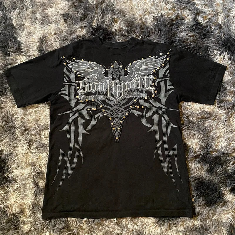 Multicolor Graphic Cotton T-shirt