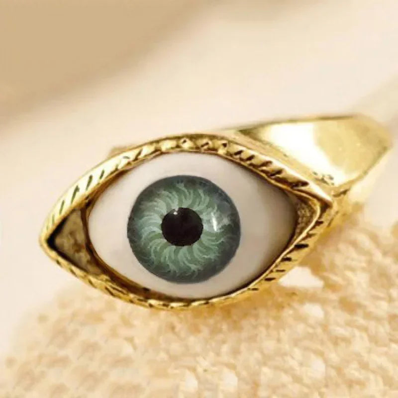 Gothic Eyeball Punk Ring