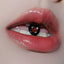 Love Peach Heart Pink Black Barbell Tongue Ring