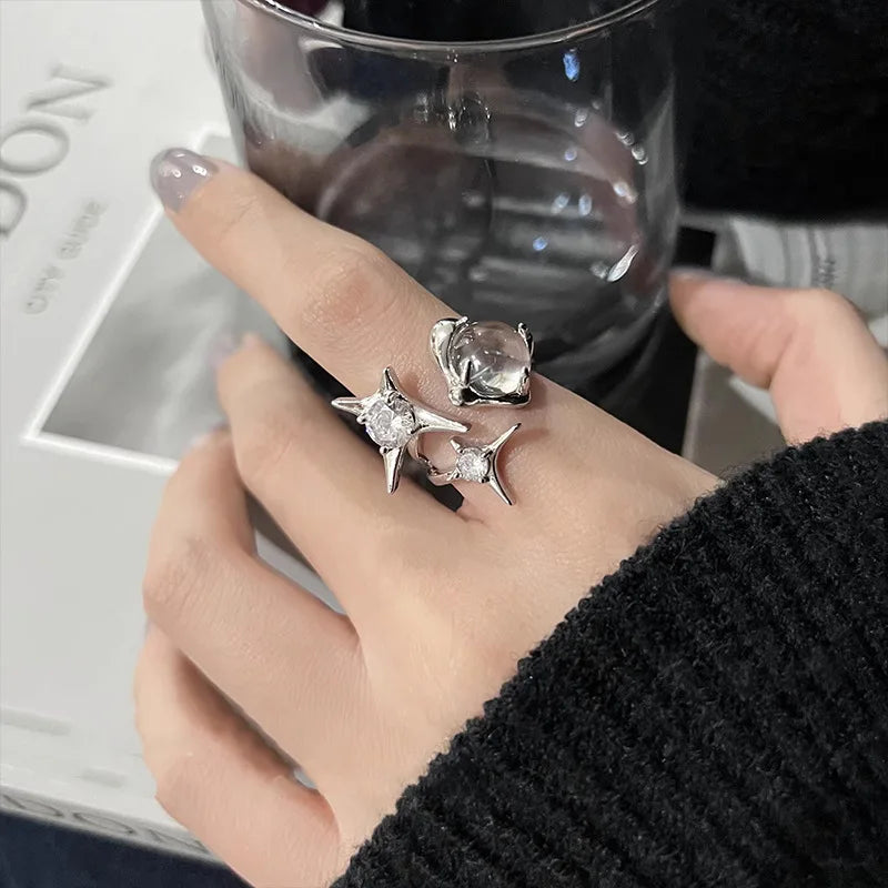 Black Gothic Ruby Ring