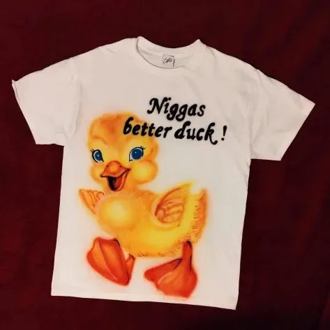 Vintage Harajuku Sports Print T-shirt