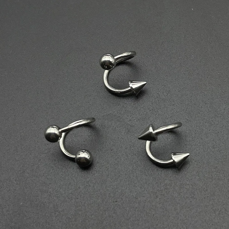 S-Shape Vajinal Helix Lip Stud