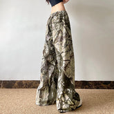Low Waist Gothic Camouflage Pant