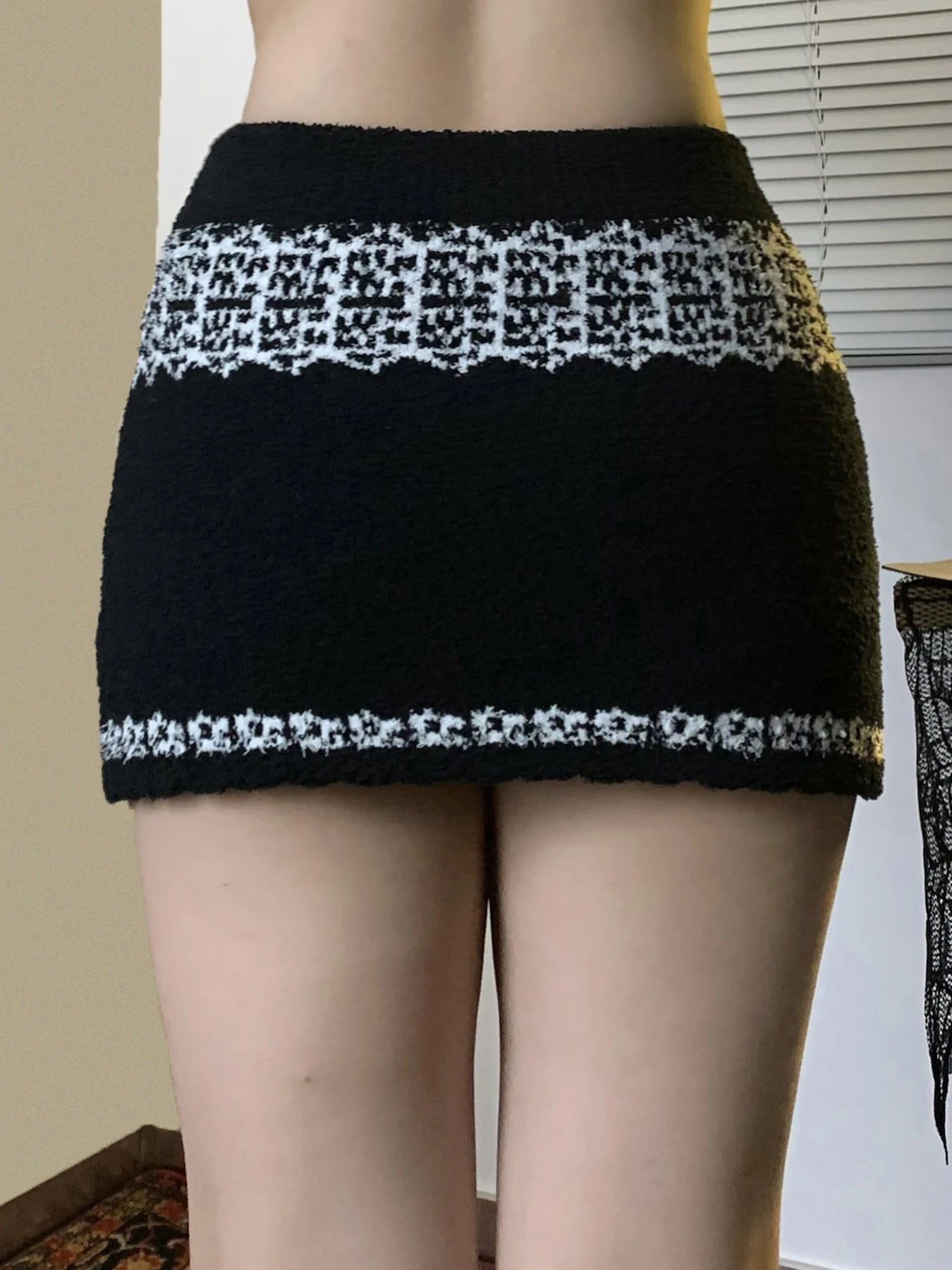 Lace Trim Mermaid Vintage Skirt