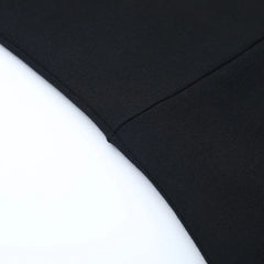 High Slit Hem Bodycon Midi Dress