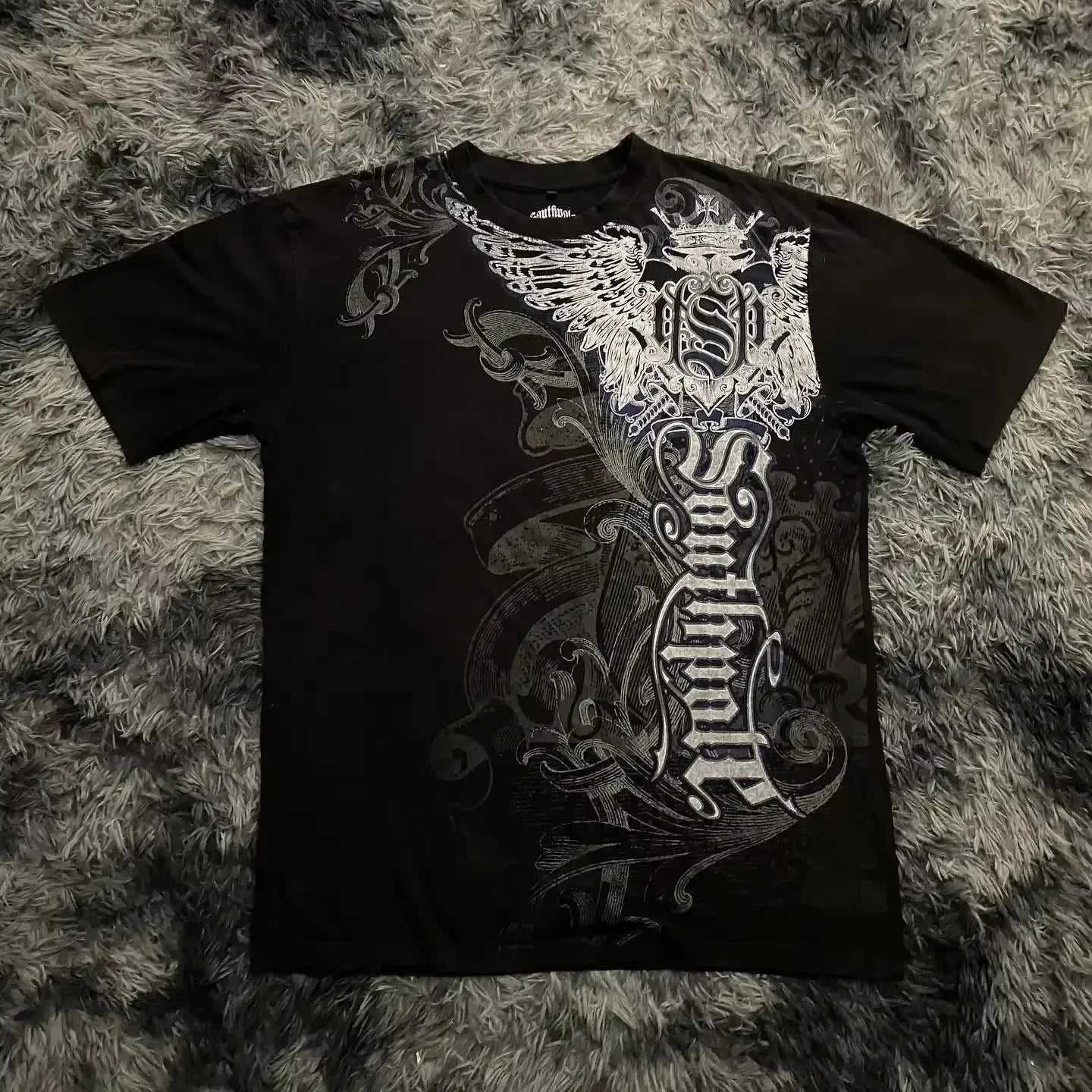Old Money Graphic Cotton T-shirt