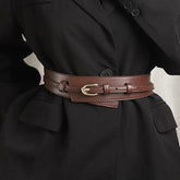 PU Gothic Leather Detachable Pin Buckle Belt