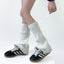 Gothic Knitted Strappy Flared Sock
