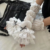 Gothic Lace Bow Glove