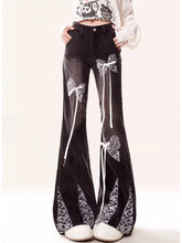 Black Gothic Flare Denim Pant