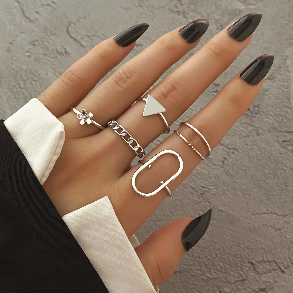 Fashion Simple Gothic Cross Punk Ring