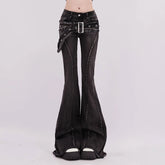 Vintage Slim Micro-Flare Pants