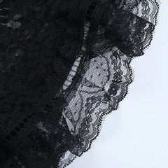 Sheer Flare Sleeve Mesh Top