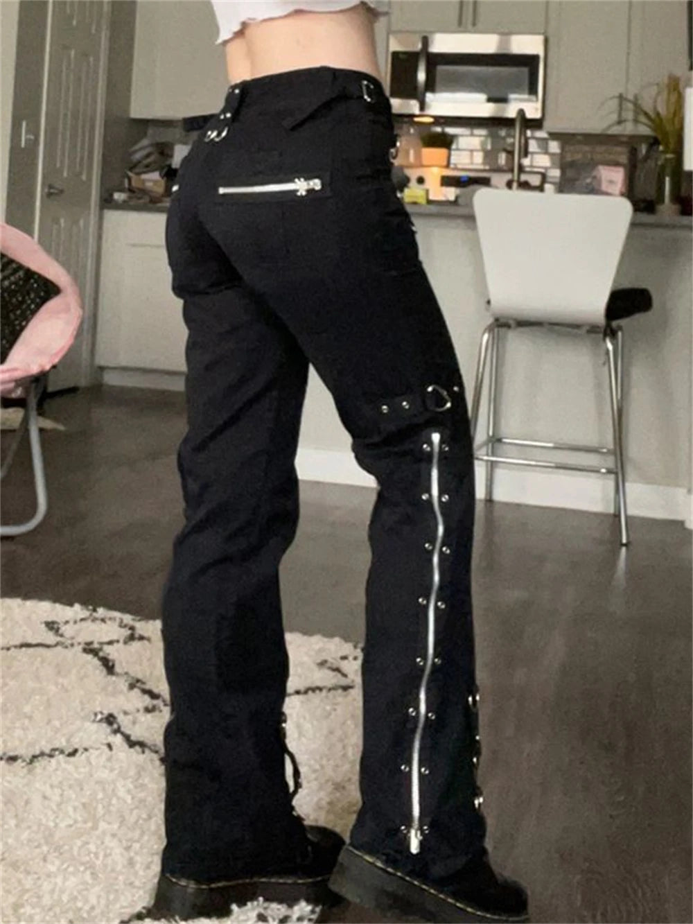 Emo Gothic Y2K Baggy Pant