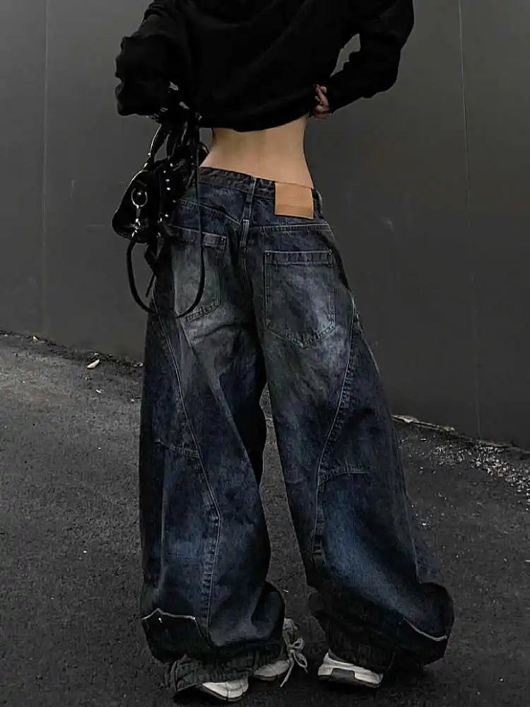 Vintage Gothic High Waist Baggy Pant