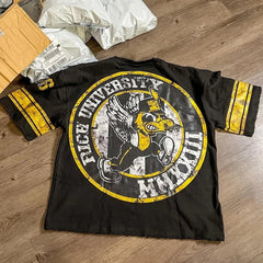 Retro Hip Hop Graphic Cotton T-shirt