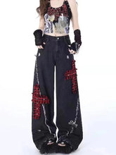 Black Gothic Y2K Baggy Denim Pant