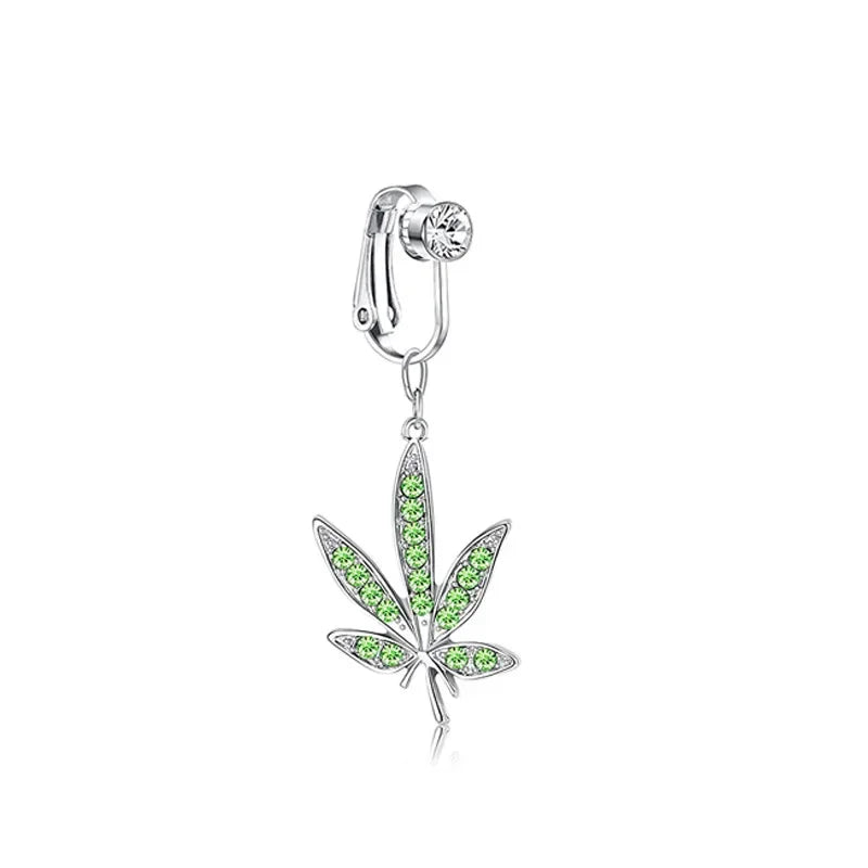 Fashion Butterfly Gothic Fake Belly Ring