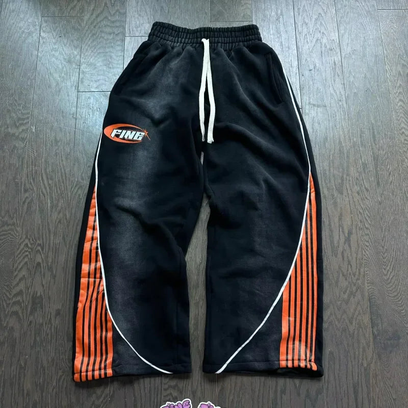 Harajuku Gothic Letter Patch Pant